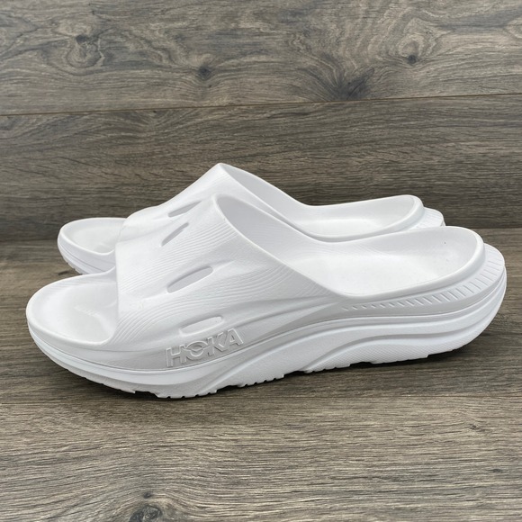 Hoka Ora Recovery‎ Slide 3 White White Mens 14 Womens 16 1135061 WWH New main image 5